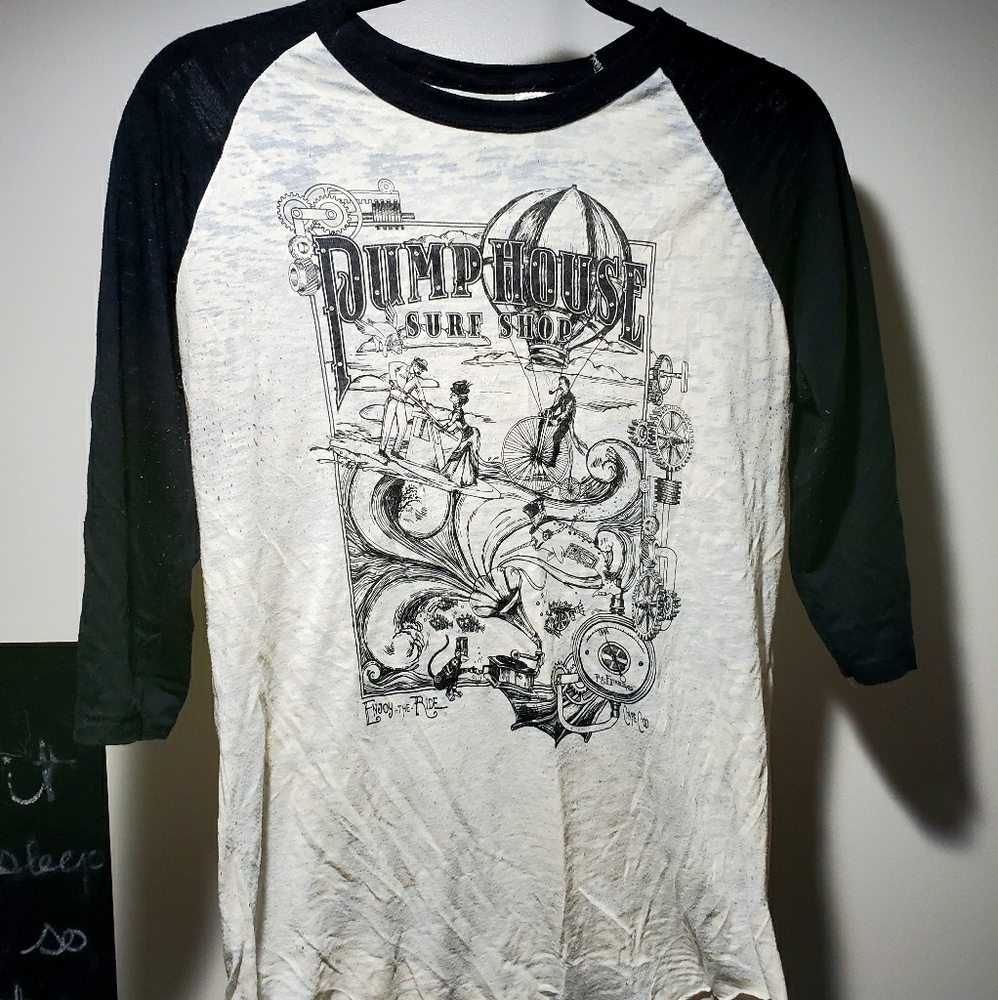 Pump House Baseball Tee - Medium